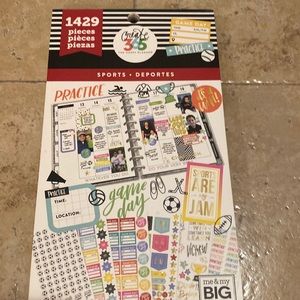 Happy planner Sports sticker book